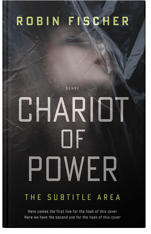 Front view of Thunder #27992 - Premade Horror Book Cover