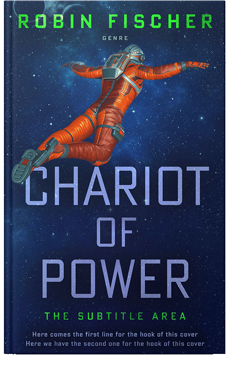 Front view of Downriver #28005 - Premade Science Fiction Book Cover