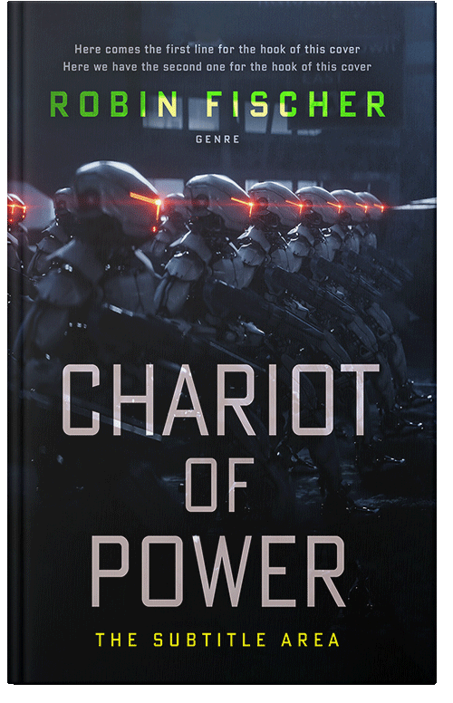 Front view of Vulcan #28006 - Premade Apocalyptica Book Cover