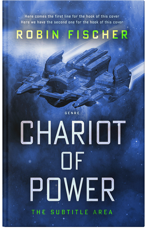 Front view of Premade Science Fiction Book Cover - Astronaut