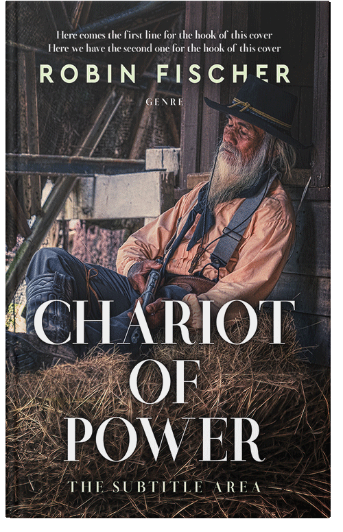 Front view of Premade Action & Adventure Book Cover - Thunder