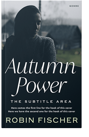 Pre Made Book Cover Silver Sand