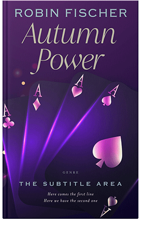 Pre Made Book Cover Violet
