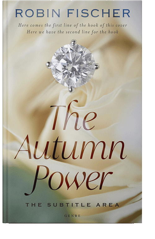 Front view of Foggy Gray #28025 - Premade Romance Book Cover