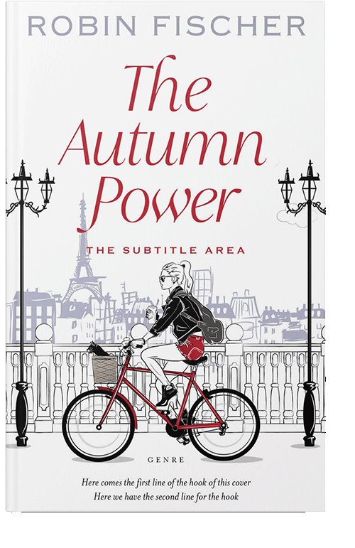 Front view of Mischka #28027 - Premade Abstract Book Cover | BookCoverZone