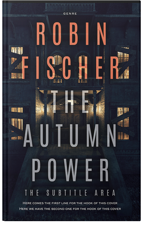 Front view of Vulcan #28041 - Premade Horror Book Cover