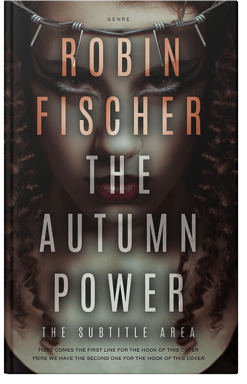 Front view of Premade Fantasy Book Cover - Cocoa Brown