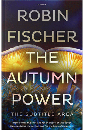 Pre Made Book Cover Harvest Gold