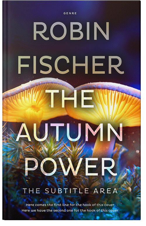 Front view of Harvest Gold #28049 - Premade Nature Book Cover