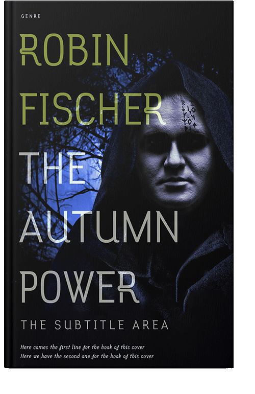 Front view of Bunker #28052 - Premade Horror Book Cover