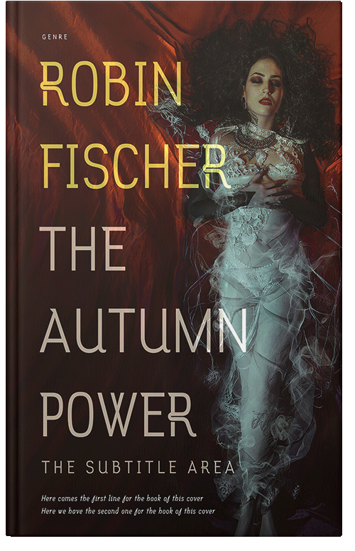 Front view of Eclipse #28053 - Premade Horror Book Cover