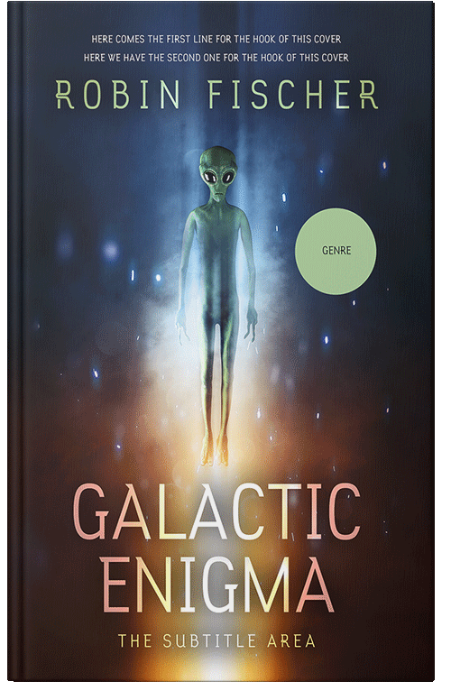 Front view of Premade Science Fiction Book Cover - Rodeo Dust