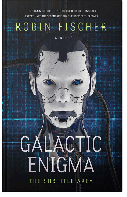 Front view of Premade Science Fiction Book Cover - Silver Sand