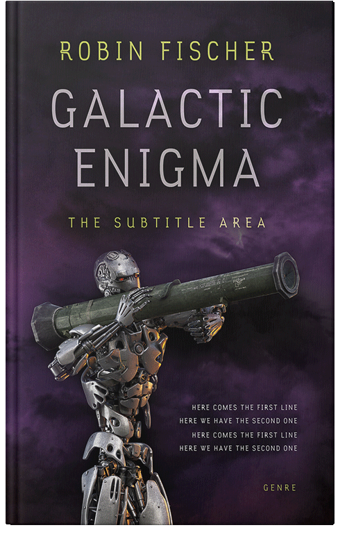 Front view of Bleached Cedar #28064 - Premade Apocalyptica Book Cover