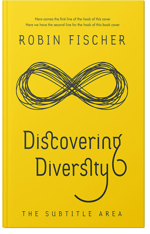 Front view of Premade Self-Improvement & Self-Help Book Cover - School Bus Yellow