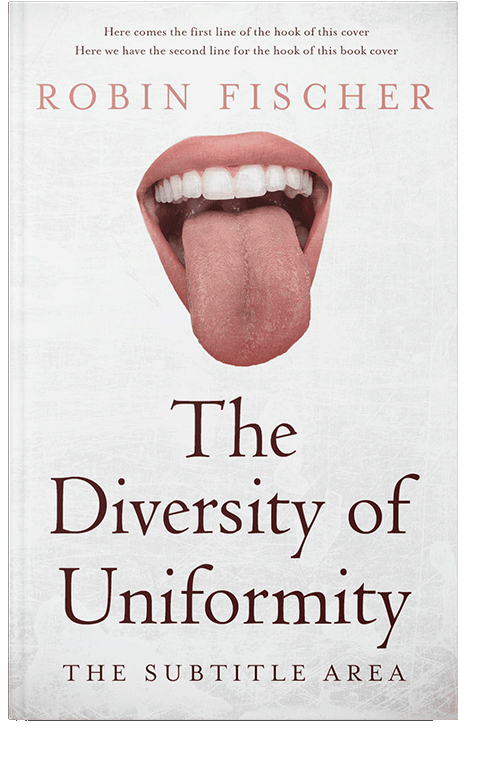 Front view of Hint Of Red #28073 - Premade Self-Improvement & Self-Help Book Cover