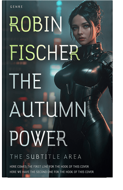 Front view of Bunker #28074 - Premade Apocalyptica Book Cover