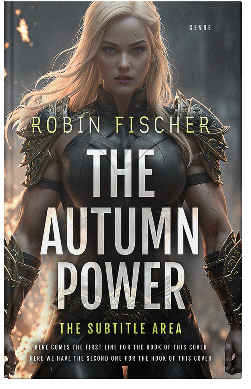 Front view of Dune #28079 - Premade Science Fiction Book Cover