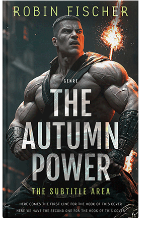 Pre Made Book Cover Soft Amber