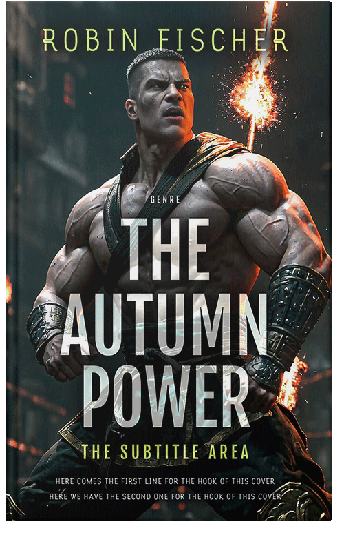 Front view of Soft Amber #28089 - Premade Fantasy Book Cover