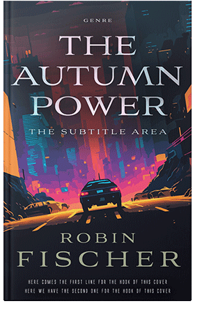 Pre Made Book Cover Steel Gray