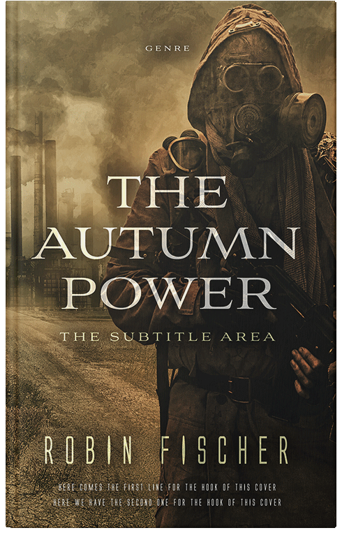 Front view of Oil #28094 - Premade Apocalyptica Book Cover