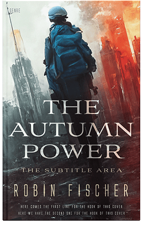 Pre Made Book Cover Rose Fog