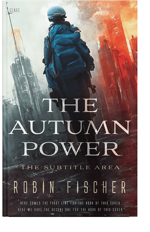 Front view of Rose Fog #28096 - Premade Apocalyptica Book Cover