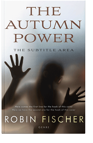 Pre Made Book Cover Taupe