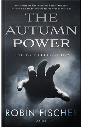 Pre Made Book Cover Ebony Clay