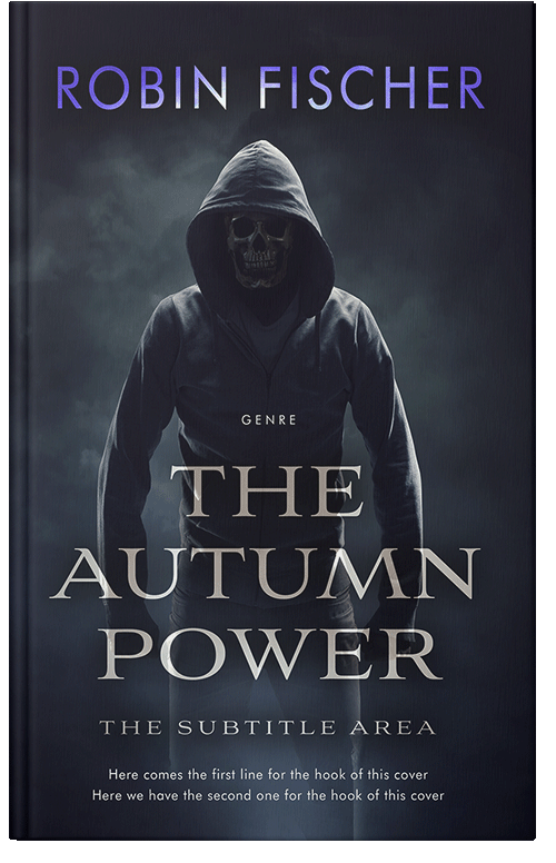 Front view of Mirage #28105 - Premade Horror Book Cover