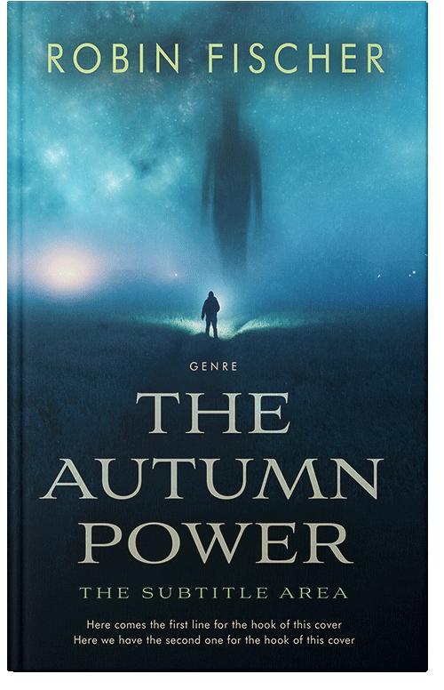 Front view of Black Pearl #28112 - Premade Fantasy Book Cover