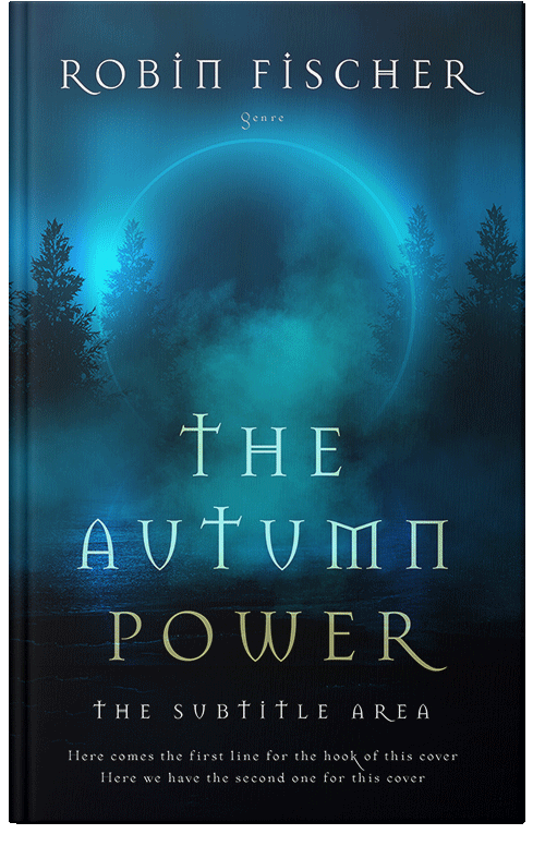 Front view of Tangaroa #28122 - Premade Fantasy Book Cover