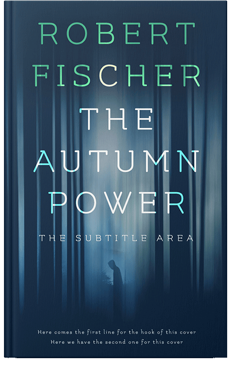 Front view of Black #28123 - Premade Mystery & Thriller & Suspense Book Cover