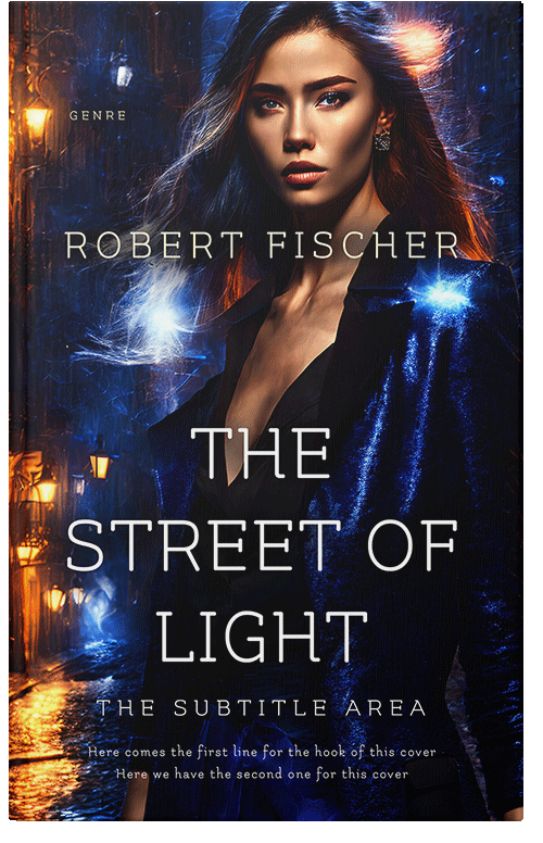 Front view of Antique Brass #28125 - Premade Fantasy Book Cover