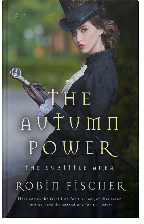 Front view of Premade Historical Book Cover - Heavy Metal