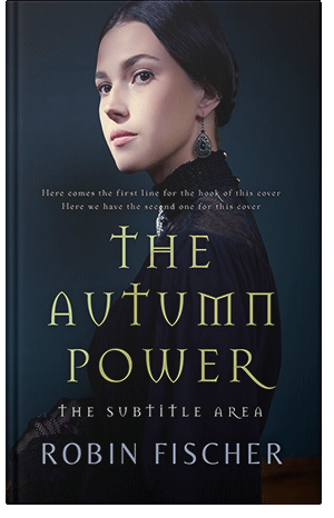 Pre Made Book Cover Ebony