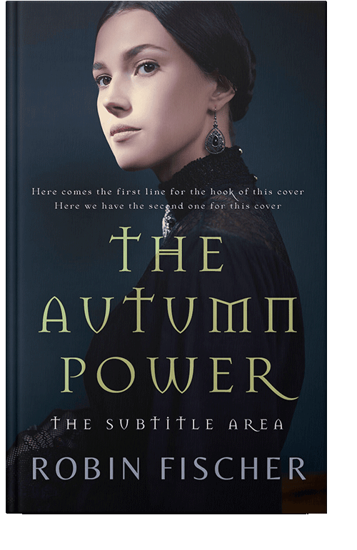 Front view of Ebony #28138 - Premade Romance Book Cover