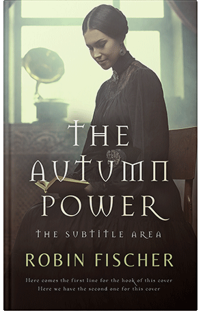 Pre Made Book Cover Beryl Green