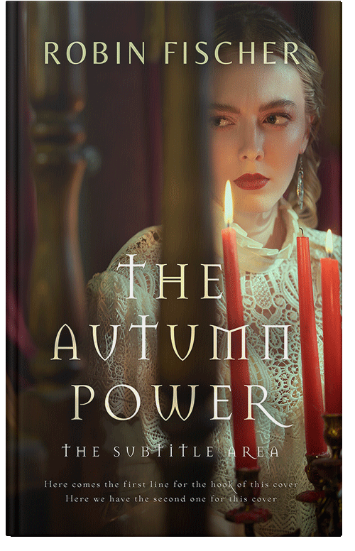 Front view of Premade Historical Book Cover - Coffee Bean