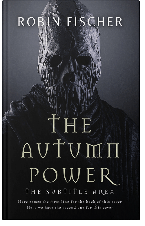 Front view of Premade Horror Book Cover - Woodsmoke