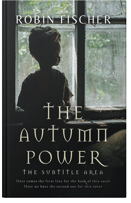 Front view of Heavy Metal #28142 - Premade Horror Book Cover