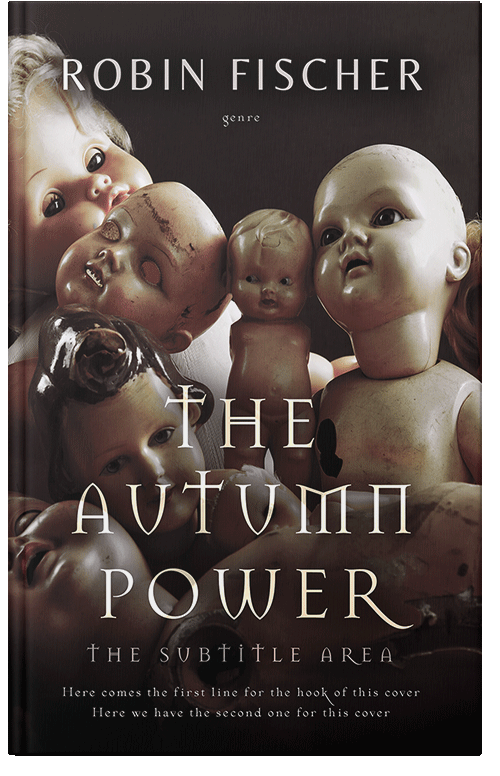 Front view of Gondola #28143 - Premade Abstract Book Cover