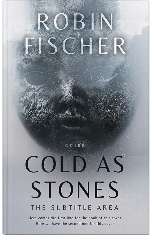 Front view of Premade Mystery & Thriller & Suspense Book Cover - French Gray