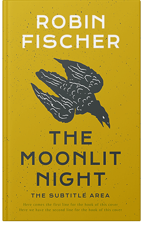 Pre Made Book Cover Buddha Gold