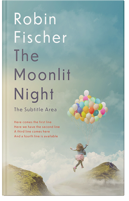 Front view of Powder Ash #28162 - Premade Fantasy Book Cover