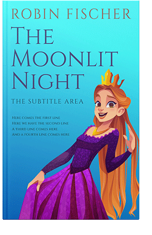 Pre Made Book Cover Picton Blue