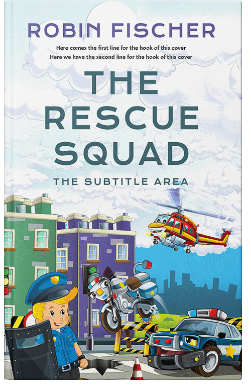 Front view of Ming #28169 - Premade Children's Book Cover