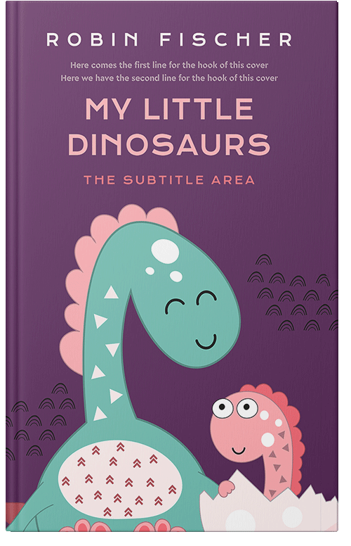 Front view of Cosmic #28174 - Premade Children's Book Cover