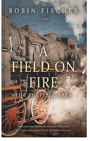 Pre Made Book Cover Pine Cone